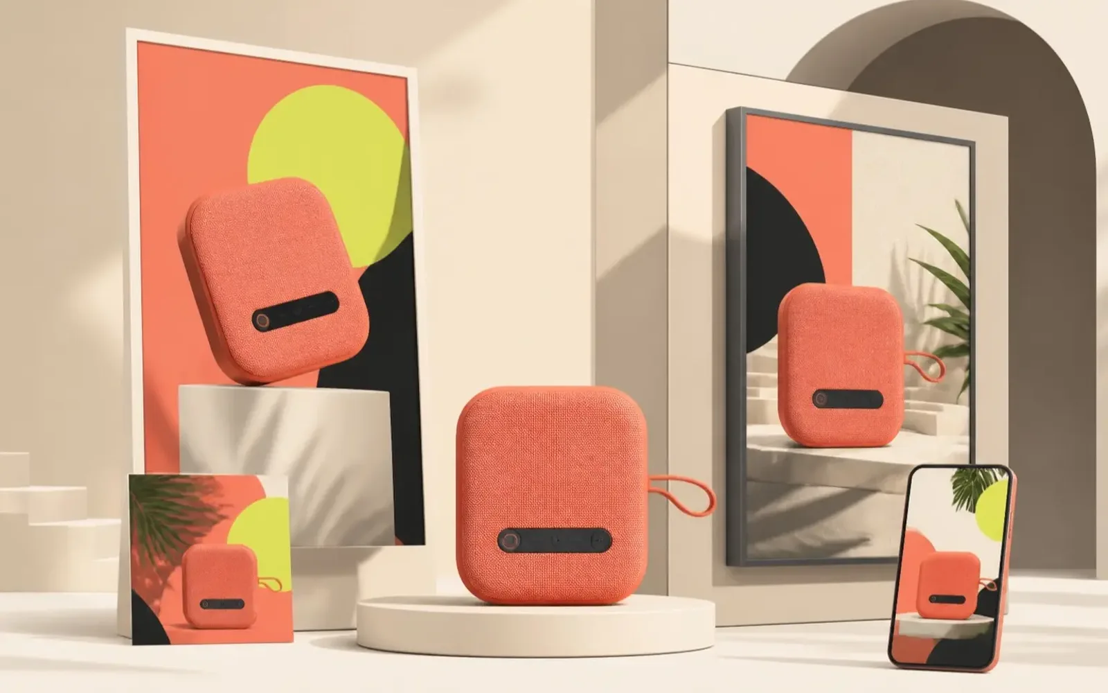A product campaign visual created with Nano Banana
